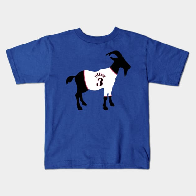 Allen Iverson Goat Kids T-Shirt by slawisa
